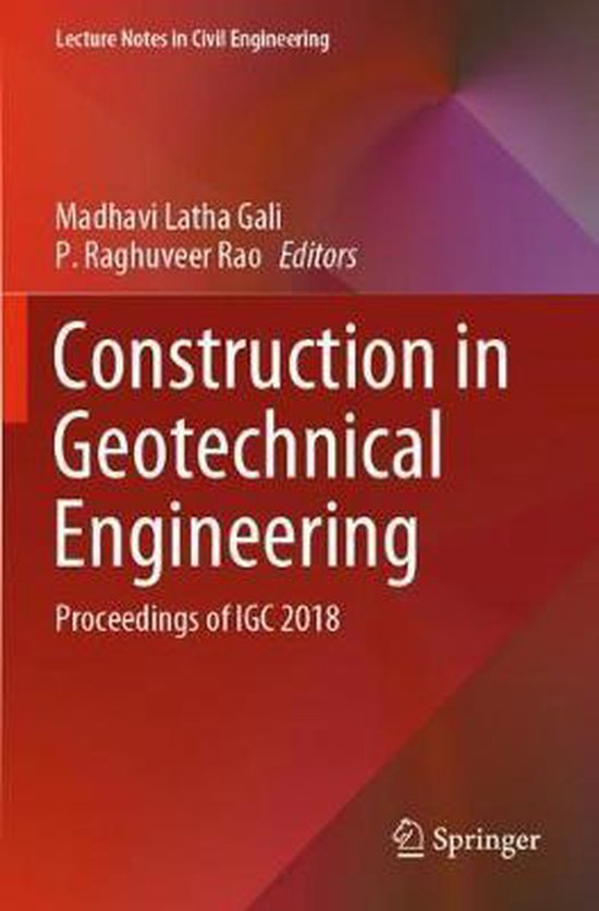 Construction in Geotechnical Engineering | 9789811560927 | Boeken | bol
