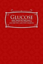 Glucose Monitoring Log for Type 1 and Type 2 Diabetes
