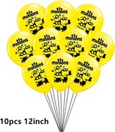 ProductGoods - 10x Minions Ballonnen Verjaardag - Verjaardag Kinderen - Ballonnen - Ballonnen Verjaardag - Minions - Kinderfeestje