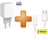 24W PowerPort Oplaadstekker Thuislader Oplader voor iPhone / iPad / Apple Watch / Airpods