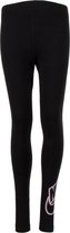 Nike Sportswear Favorites Sportlegging - Maat 152  - Meisjes - Zwart - Wit