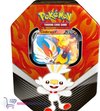 Afbeelding van het spelletje Pokémon Kaarten (40stuks) Galar Spring Tin - Scorbunny Cinderace V + 5 extra Pokémon stickers! | Opbergdoos | Speelgoed Verzamelkaarten voor kinderen|booster box boosterbox vmax shining fates verzamelmap knuffel | Charizard Gyarados Pikachu