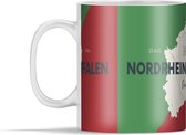 Mok - Kaart - Noordrijn-Westfalen - Duitsland - Simpel - 350 ml - Beker