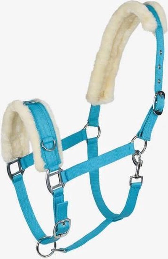 Horze halster kaptoom - lichtblauw - pony Horze halster kaptoom - lichtblauw - pony