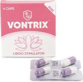 Vontrix Pink 4 capsules - Libido Stimulerend middel voor vrouwen - Natuurlijk product