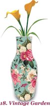 Barceloning - VINTAGE GARDEN - Vase Cover - Sustainable & 100% Organic Cotton Vase Cover - Inspired Vibrant Designs - Pack of 5, Choose from 19 Designs.