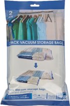 Vacuüm opbergzakken waterdicht luchtdicht - Transparant - PVC - 2 pack 1 medium 1 large