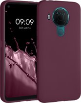 kwmobile telefoonhoesje voor Nokia 5.4 - Hoesje voor smartphone - Back cover in bordeaux-violet