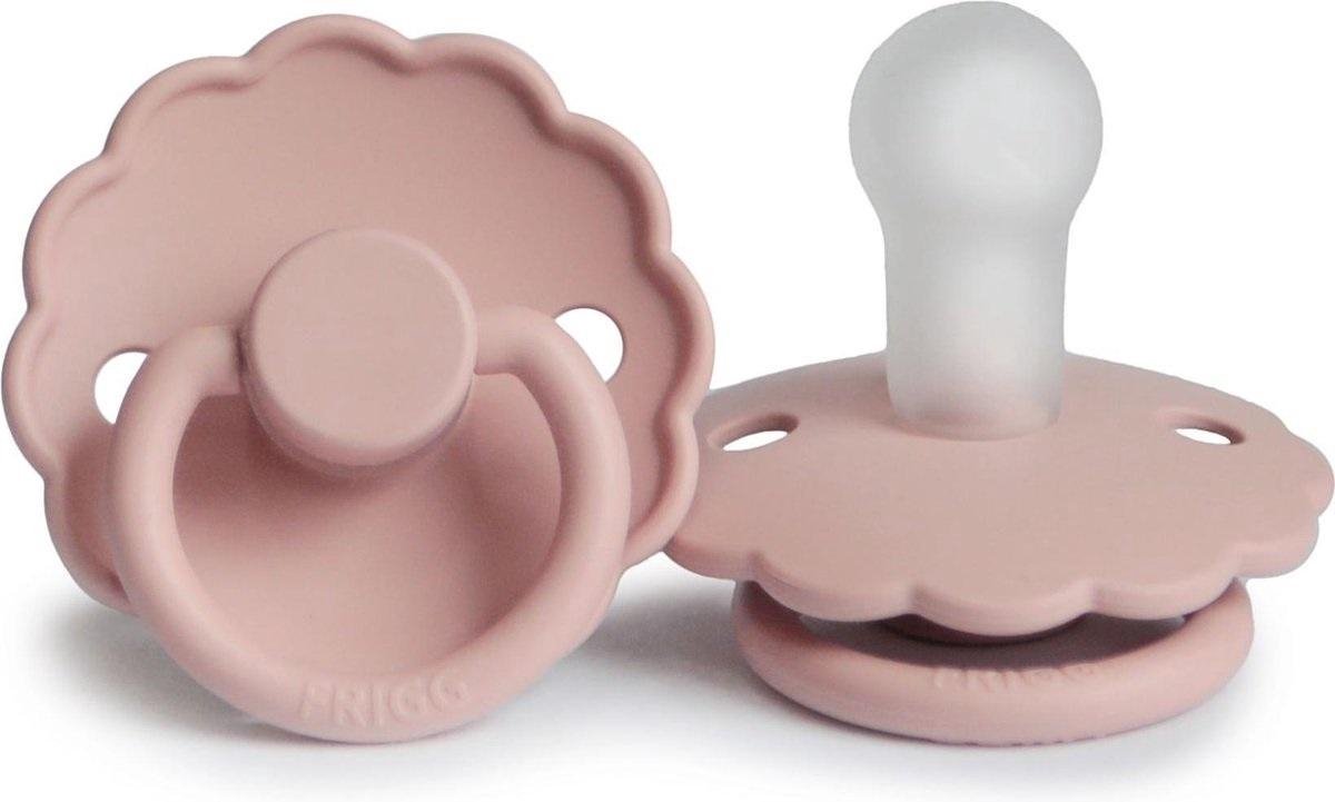 Goedkoopste Frigg fopspeen - maat 1 0-6 maanden - 1 stuk - daisy - blush