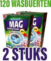 2 STUKS - Universal MAG Waspoeder - 3in1 - 120 wasbuerten - 8 kg