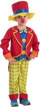 Carnival Toys Kostuum Clown Jongens Polyester Rood Maat 98-104