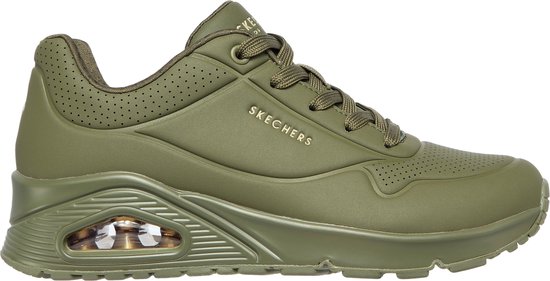 Skechers Uno - Stand On Air - Dames Sneakers - Olijfgroen
