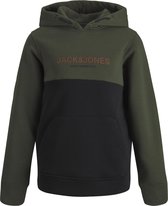 JACK&JONES JUNIOR JJEURBAN BLOCKING SWEAT HOOD NOOS JR Jongens Trui - Maat 140