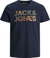 JACK&JONES JUNIOR JJSOLDIER LOGO  TEE SS CREW NECK JR Jongens T-shirt - Maat 128