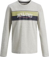 JACK&JONES JUNIOR JORMASON TEE LS CREW NECK SN JR Jongens T-shirt - Maat 128