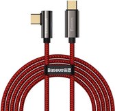 Baseus Legend Series USB-C naar USB-C Kabel 100W Rood 2M