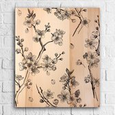 Wandpaneel natuur 'Blossom' L57 x B45,5 cm