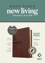 NLT Compact Giant Print Bible, Filament Edition, Mahogany