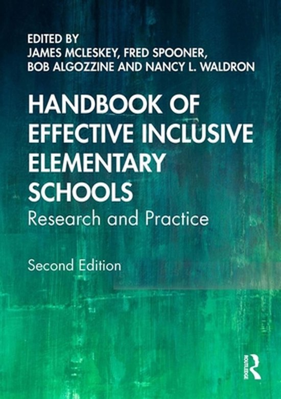 Handbook of Effective Inclusive Elementary Schools - cover