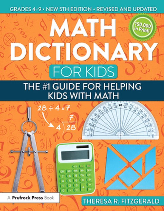 Math Dictionary for Kids - cover