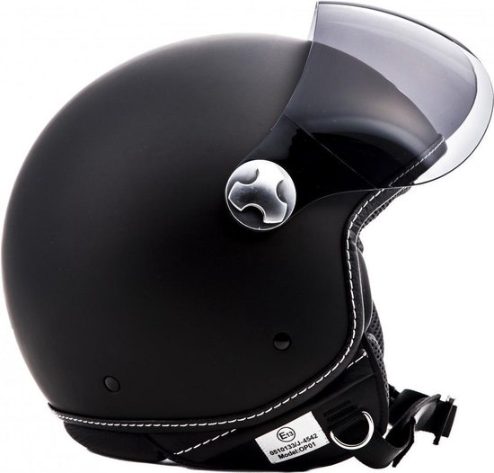 Casque jet Vespa Colors noir