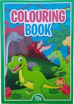 Kleurboek +/- 72 Kleurplaten "Dino's zijn niet eng" - Copy