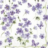 IHR - Purple spring - Papieren lunch servetten