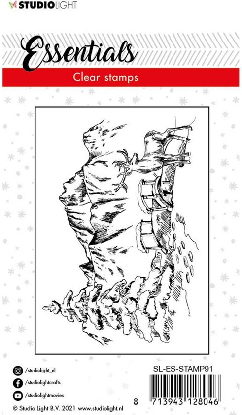 Studio Light Essentials clear stamp Christmas scenery Nr.9 | bol.com