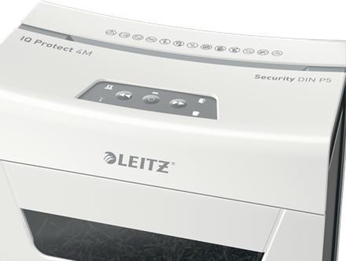 Leitz IQ Protect Premium 4M Ultrastille Papierversnipperaar P5 thumbnail 4