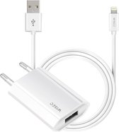 Premium iPhone Oplader - USB oplader naar Lightning - 3 Meter - Apple iPhone 14 / 13 / 12 / 11 / X - Lader - Wit