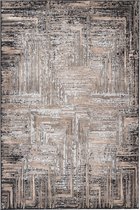 Modern laagpolig vloerkleed Matrix - Taupe - 160x230 cm