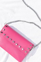 Pink Bag | Schoudertas | Leer | Roze | Studs