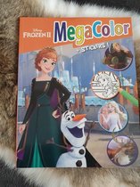 Disney Megacolor kleurboek Disney Frozen II + Stickers.