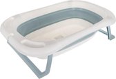 Babybadje - Opvouwbare babybad - Blauwe babybad - 3- in 1 - Inclusief kussen en thermometer -Antislip babybad - 83X50X20CM