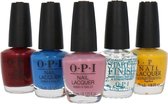 O.P.I Set O Mini Nagellak (5 kleuren)