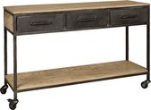 Wandtafel | alexandra | mangohout | patina | 148 x 46 x 94(h) cm