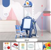 Multifunctioneel speel set 8in1 - Tekenbord, basket, voetbal en nog meer plezier voor 3+ jaar en ouder - Blauw