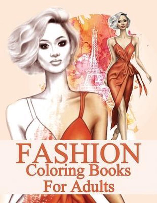 Fashion Coloring Books for Adults- fashion coloring books fo ... - cover