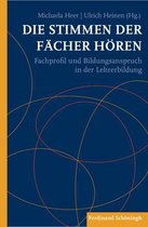 Die Stimmen Der Facher Hoeren