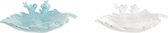Valet Tray DKD Home Decor Vogels (2 pcs) (23 x 16 x 6 cm)