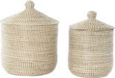 Basket spelset DKD Home Decor Vezel Bali (2 pcs)