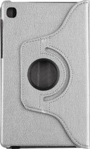 Zilver Tablethoesje voor Samsung Tab A7 Lite 8.7 (2021) - Book Case - (T220-T225) - 360 graden draaibaar