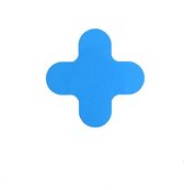 X-stuk -   Blauw  180 x 180 mm Anti-slip-vloersticker