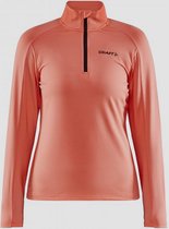 Craft Core Gain Skipully - Korte Rits - Midlayer - Wintersport -  Roze Dames - Maat M