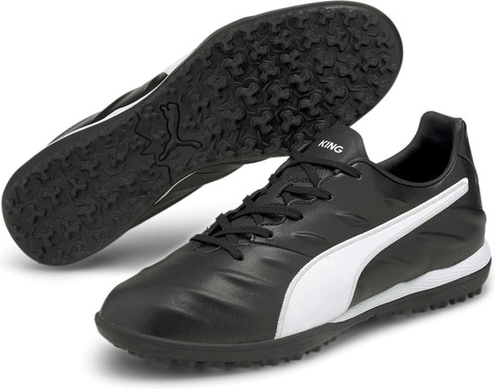 Puma King Pro 21 Sportschoenen - Maat 42.5 - Mannen - Zwart - Wit