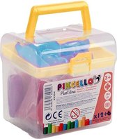 Pincello Kleiset Junior 10,5 X 9 X 10 Cm Geel/blauw 19-delig