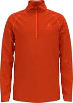 ODLO Midlayer 1/2 zip RIGI KIDS Meisjes/Jongens Outdoortrui - Pureed Pumpkin - Maat 128