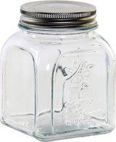 Tin DKD Home Decor Transparant Kristal 8.5 x 8.5 x 12 cm (500 ml)