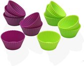 Siliconen Cakevormpjes (12 pcs)