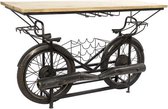 Flessenrek DKD Home Decor Metaal Mangohout (155 x 56 x 96 cm)